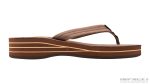 Four Layer Leather Wedge with a 3/4 Leather Strap