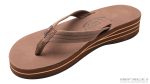 Four Layer Leather Wedge with a 3/4 Leather Strap