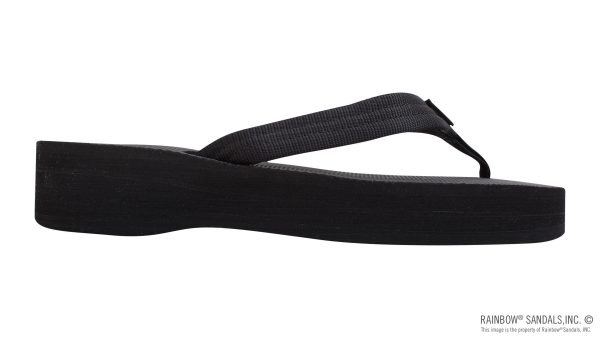 Four Layer Wedge Soft Rubber Top with EVA Filled  3/4 Nylon Strap