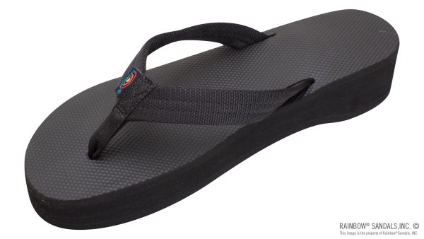 Four Layer Wedge Soft Rubber Top with EVA Filled  3/4 Nylon Strap