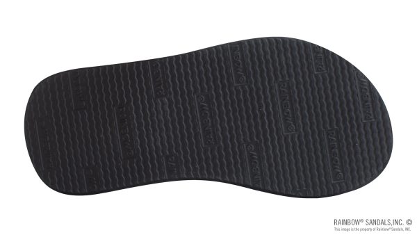 The Grombow Soft Rubber Top Sole with 1 Narrow Strap and Pin line