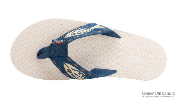 Single Layer Hemp with a Nylon Fish Pattern Strap