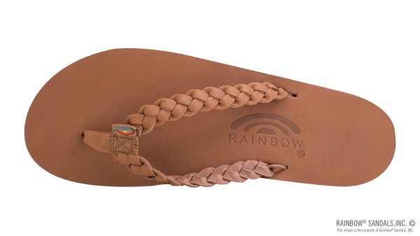 Twisted Sister Single Layer Arch Support Leather with a 3/4 Medium Double Braided Strap