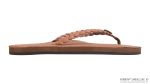 Twisted Sister Single Layer Arch Support Leather with a 3/4 Medium Double Braided Strap