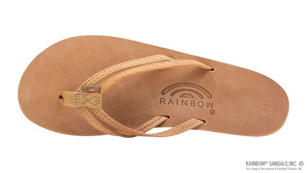 The Sandpiper Luxury Leather Single Layer Arch Support with 1 Double Narrow Strap
