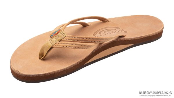 The Sandpiper Luxury Leather Single Layer Arch Support with 1 Double Narrow Strap