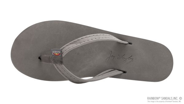 Signature Series Women's Single Layer Premier Grey Leather Lt. Blue Midsole 1 Narrow Strap