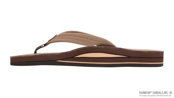 Double Layer Arch Support Premier Leather 3/4 Medium Strap