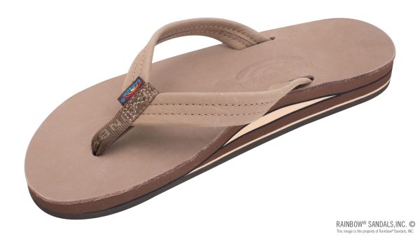 Double Layer Arch Support Premier Leather 3/4 Medium Strap