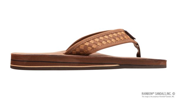The Bentley  Premier Leather Double Layer Arch Woven Strap
