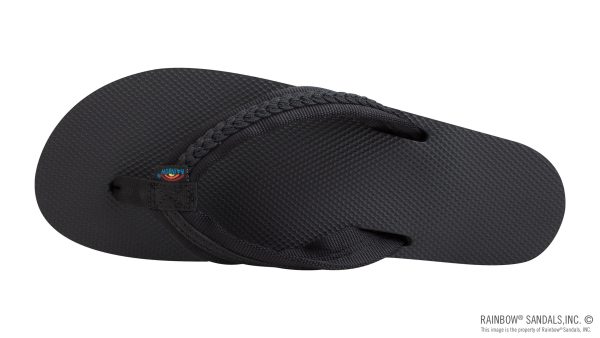 Double Layer Soft Rubber Top with 3/4 Braided Nylon Strap
