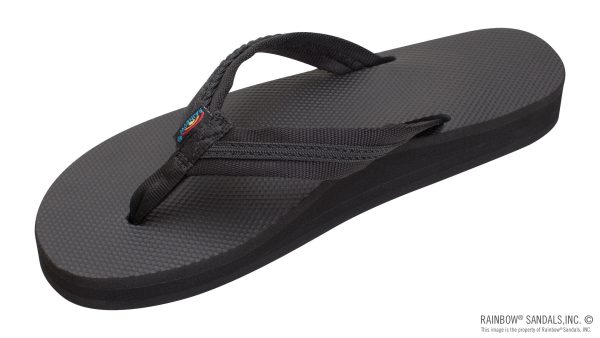 Double Layer Soft Rubber Top with 3/4 Braided Nylon Strap