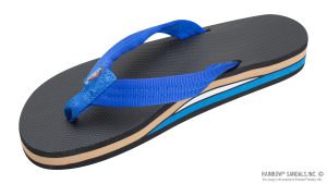 Classic Rubber  Double Layer Soft Top  3/4 EVA Rubber Filled Nylon Strap