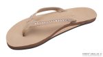 Crystal Collection Single Layer Arch Support Leather 1 Narrow Strap with Crystals