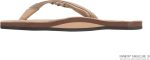Rainbow Sandals Women's Flirty Braidy. Sierra Brown. Medium / 6.5-7.5 | Premier Leather w/Single Braided Strap | Flats