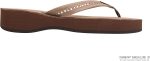 Rainbow Sandals Women's Four Layer Leather Wedge -  3/4trap w/Swarovski Crystals (Ladies X-Large / 8.5-9.5 B(M) US. Dark Brown) | Platforms & Wedges