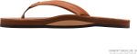 Rainbow Sandals Ladies Luxury Leather - Single Layer Arch Support With 1arrow Strap. Tahitian Tan. Ladies Size Small / 5.5-6.5 | Flats