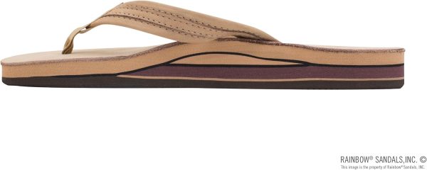 Rainbow Sandals Madison - Double Layer Arch Support with a Braid on a 3/4edium Strap. Sierra Brown. Ladies Small | Sandals