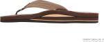 Rainbow Sandals Women's Double Layer Premier Leather w/ 3/4trap (Ladies Small / 5.5-6.5. Dark Brown) | Flats