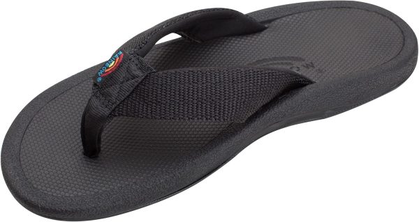 Rainbow Sandals Men's Mariner Orthopedic Rubber Foot Bed w/Arch Support. Dark Brown. Men's 7 D(M) US | Sandals