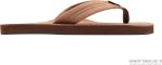 Rainbow Sandals Mens Luxury Leather - Single Layer Arch Support. Nogalas Wood. Mens size S / 7.5-8.5 | Sandals