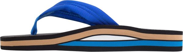 Rainbow Sandals Men's Double Layer Soft Top 1VA Rubber Filled w/Nylon Strap. Brown/Black Men's Medium / 8.5-9.5 B(M) US | Sandals