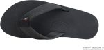 Rainbow Sandals Men's Premier Leather Double Layer with Arch Wide Strap. Premier Black. Small / 7.5-8.5 D(M) US | Sandals