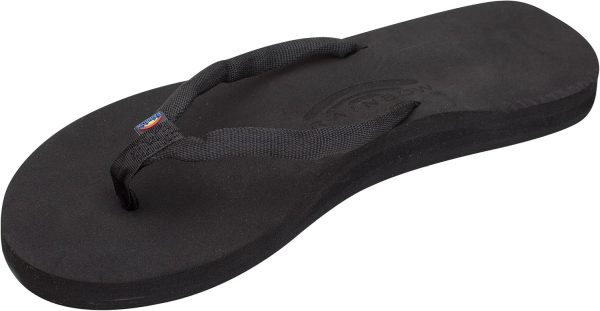 Rainbow Sandals Women's Low Cloud. Black. Ladies 7 B(M) US | Flip-Flops