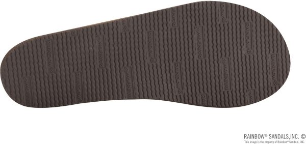 Rainbow Sandals Ladies Luxury Leather - Single Layer Arch Support With 1arrow Strap. Tahitian Tan. Ladies Size Small / 5.5-6.5 | Flats