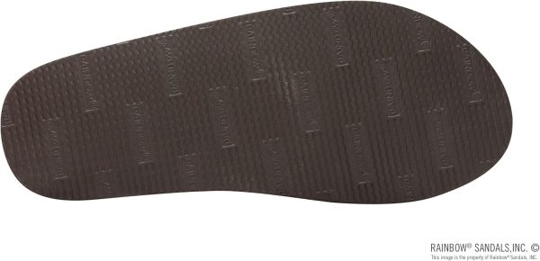 Rainbow Sandals Men's Double Layer Leather Sandal. Forest Green w/Fawn Midsole. Small / 7.5-8.5 B(M) US | Sandals
