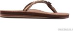 Rainbow Sandals Women's Double Layer Flirty Braidy Premier Leather w/Single Braided Strap. Expresso/Sierra Brown. Ladies Medium / 6.5-7.5 B(M) US | Shoes