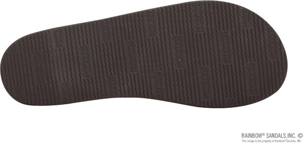 Rainbow Sandals Women's Four Layer Wedge  3/4eather Strap. Dark Brown. Ladies X-Large / 8.5-9.5 B(M) US | Platforms & Wedges