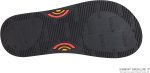 Rainbow Sandals Men's Rubber Single Layer Holoholo. Black Green. Men's 8 | Sandals