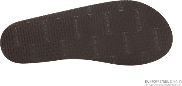 Rainbow Sandals Ladies Luxury Leather - Double Layer Arch Support with 1trap. Nogales Wood. Ladies size S / 5.5-6.5 | Flip-Flops