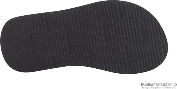 Rainbow Sandals Kid's Grombow's Soft Top Rubber w/Neoprene Narrow Pink Narrow Strap. Black. Kid's 11B(M) US | Sandals