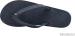 Rainbow Sandals Women's Double Layer Leather Sandal. Navy w/Fawn Midsole. Ladies 115-15 B(M) US | Flats