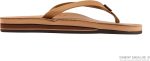 Rainbow Sandals Women's Double Layer. Narrow Strap. Leather Sandals w/Arch. Cafe. Small. 5.5-6.5 B(M) US | Flats