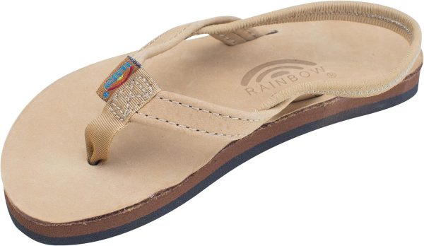 Rainbow Sandals Kid's Premier Leather Narrow Strap Sierra Brown. Kid's 07-08 B(M) US w/Back Strap | Sandals