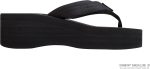 Rainbow Sandals Women's Six Layer Wedge Rubber 1VA Filled Nylon Strap. Rainbow/Black. Ladies Small / 5.5-6.5 B(M) US | Platforms & Wedges