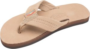 Rainbow Sandals Kid's Single Layer Premier Leather. Sierra Brown. 4-5 B(M) US | Sandals