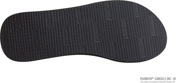Rainbow Sandals Women's The Cottons Soft Rubber Top Sole w/Tapered Strap. Expresso. Ladies 1M US | Flats