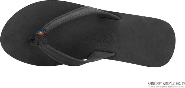 Rainbow Sandals Women's Catalina Sandal. Premier Black. Ladies 7 M US | Flats