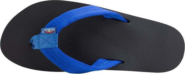 Rainbow Sandals Men's Double Layer Soft Top 1VA Rubber Filled w/Nylon Strap. Brown/Black Men's Medium / 8.5-9.5 B(M) US | Sandals