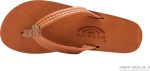 Rainbow Sandals Ladies Luxury Leather - Single Layer Arch Support with a  3/4edium Strap Tahitan Tan. Ladies size M / 6.5-7.5 | Flats