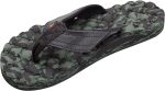 Rainbow Sandals Men's Rubber Single Layer Holoholo. Black Green. Men's 8 | Sandals