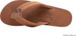 Rainbow Sandals Women's Double Layer Premier Leather Sandals w/Arch Support. Redwood. Ladies Large / 7.5-8.5 B(M) US | Sandals