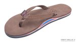 The Americana Women's Single layer Premier Leather Red White & Blue Mid Sole with a 1 Narrow