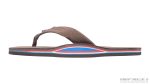 The Americana -Men's Single layer Premier Leather Red White & Blue Mid Sole