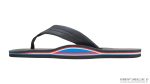 The Americana Women's Single Layer Classic Leather Red White & Blue Mid Sole with a 1 Strap