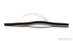 Cloud Dancer Leather Blk/Tan Layered w/ Arch Narrow Strap